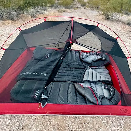 3-PERSON ULTRALIGHT TENT WITH FREE GROUND COVER - FREE SHIPPING