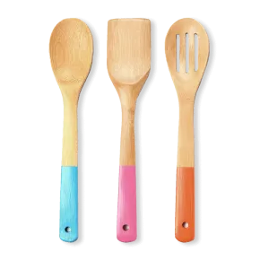 3pc Bamboo Kitchen Utensil Set