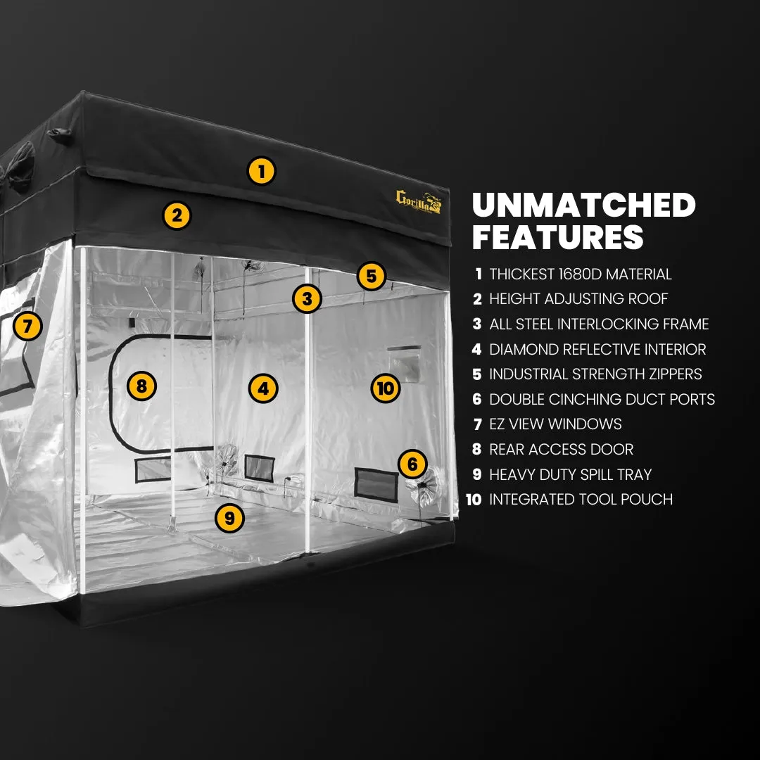 5x5 Grow Tent Kit Pro - Hydroponic with X2 V2