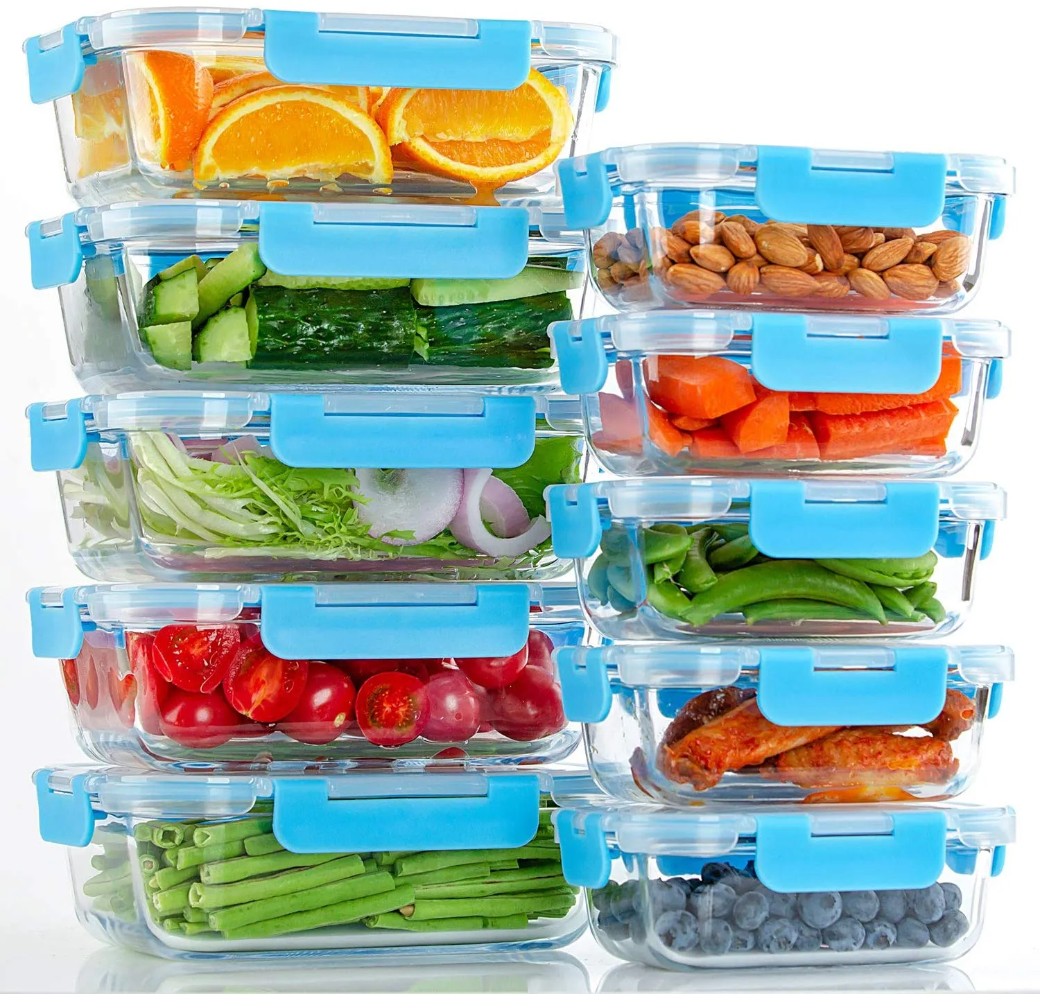 Airtight Glass Food Storage Containers