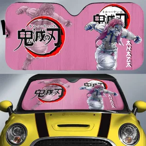 Akaza Car Sunshade Custom Demon Slayer Anime Car Accessories