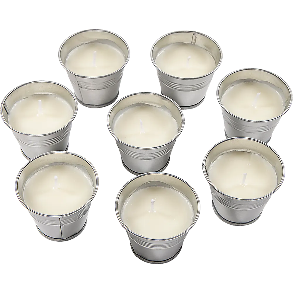 All-Natural Citronella Soy Wax Bug Repellent Candles, 8-Pack