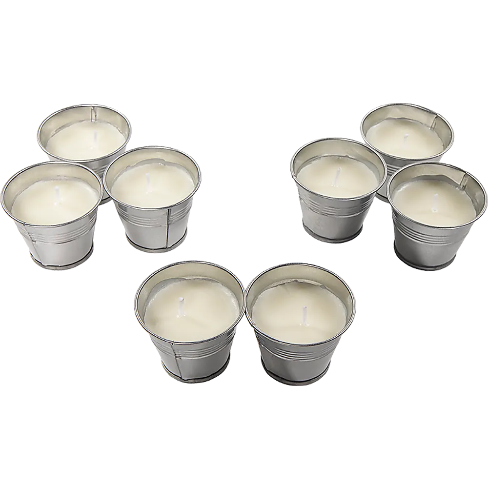 All-Natural Citronella Soy Wax Bug Repellent Candles, 8-Pack