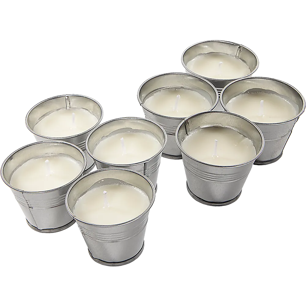 All-Natural Citronella Soy Wax Bug Repellent Candles, 8-Pack