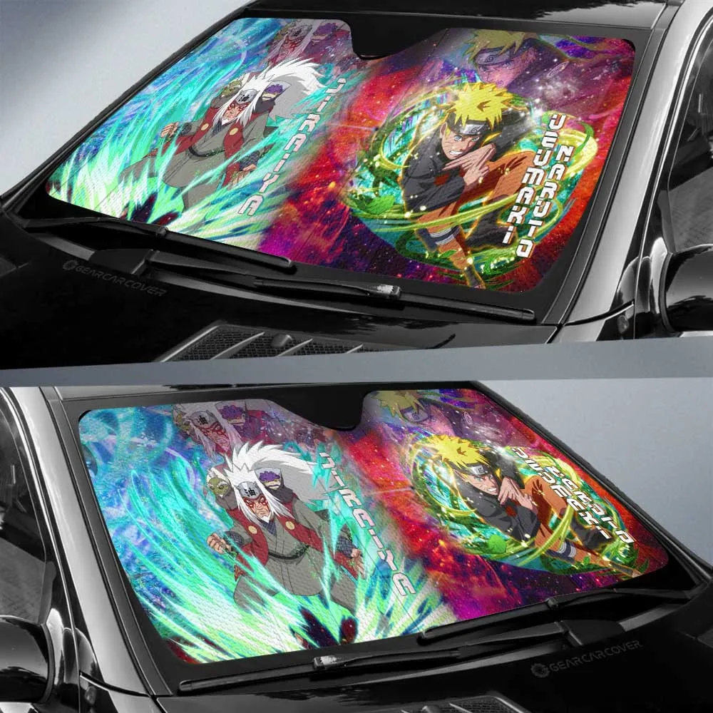 And Jiraiya Car Sunshade Custom Characters Car Accessories