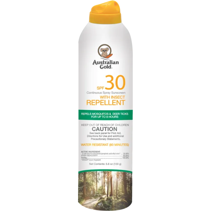 Australian Gold SPF 30 Continuous Spray Insect Repellant 5.6 oz.