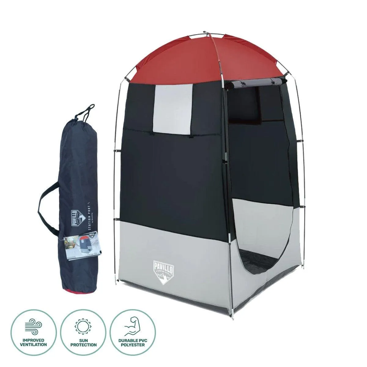 Bestway 1.9m x 1.1m Outdoor Portable Change Room Tent Spacious Zippered Door