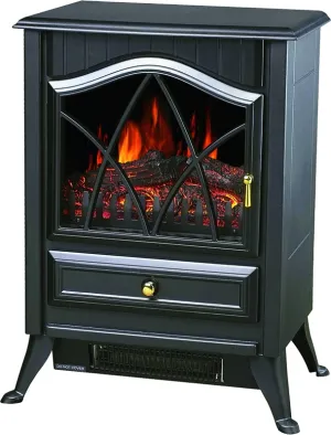 Comfort Glow ES4215 Electric Stove, 120 V, Thermostat Control, Black :EA: QUANTITY: 1