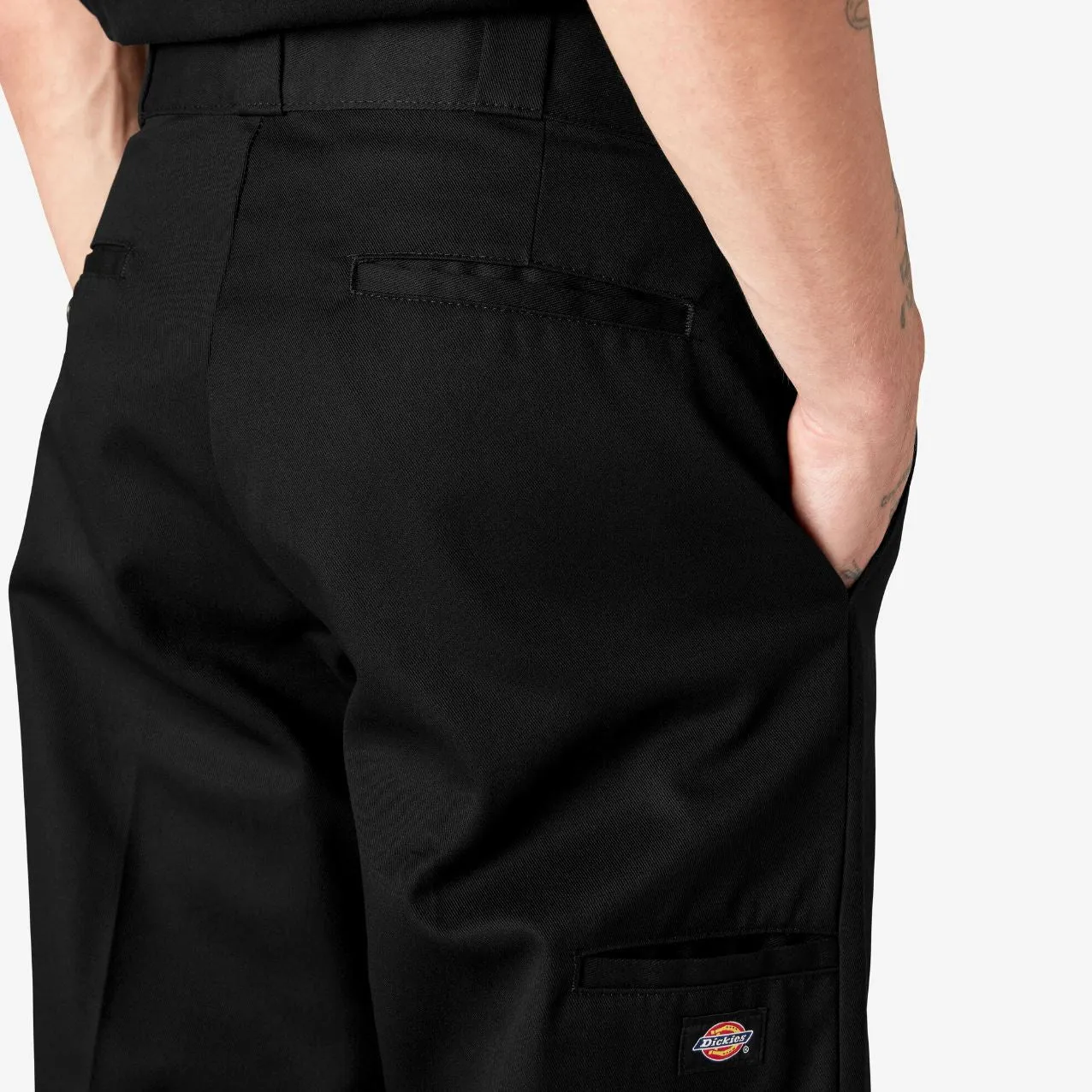 Dickies Loose Fit Double Knee Work Pant  - Black