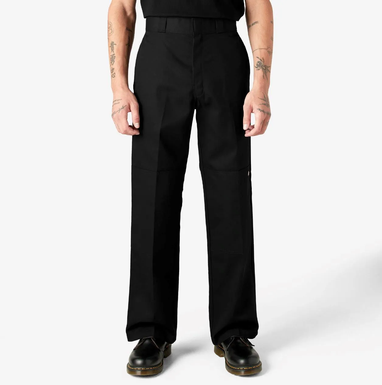 Dickies Loose Fit Double Knee Work Pant  - Black