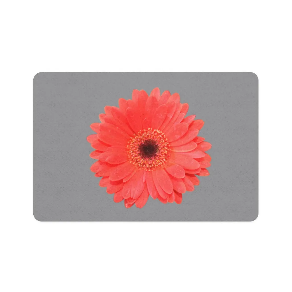 Floral "Gerber" Pet Food Mat (12x18)