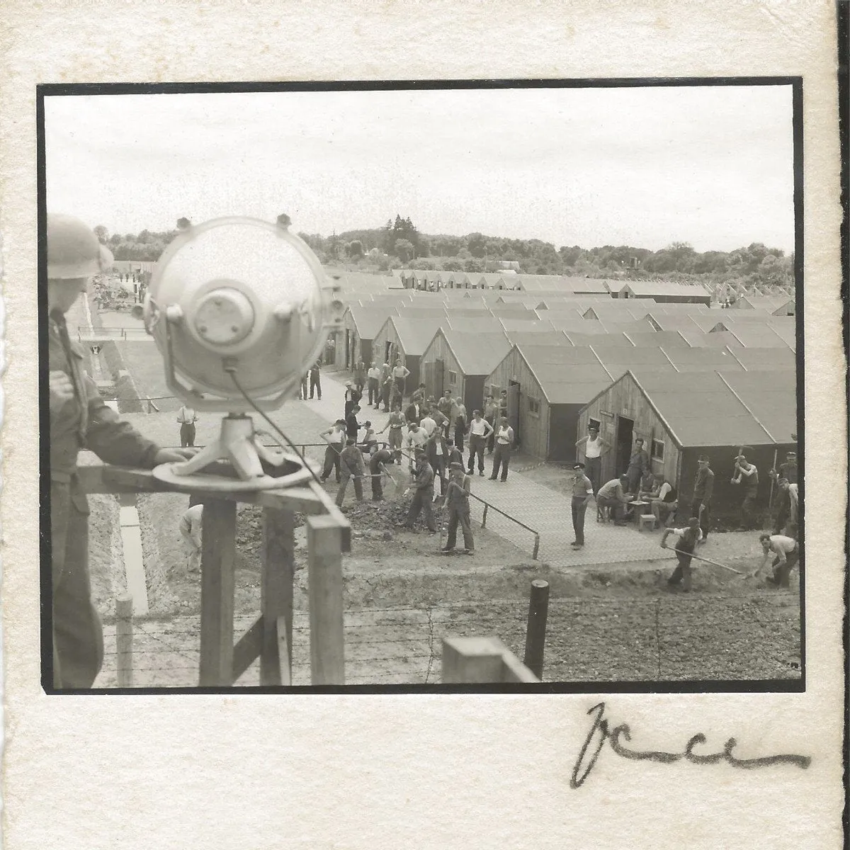 German WWII Stalag POW Hand Carved Keg and Period Photography by Named U.S. Officer