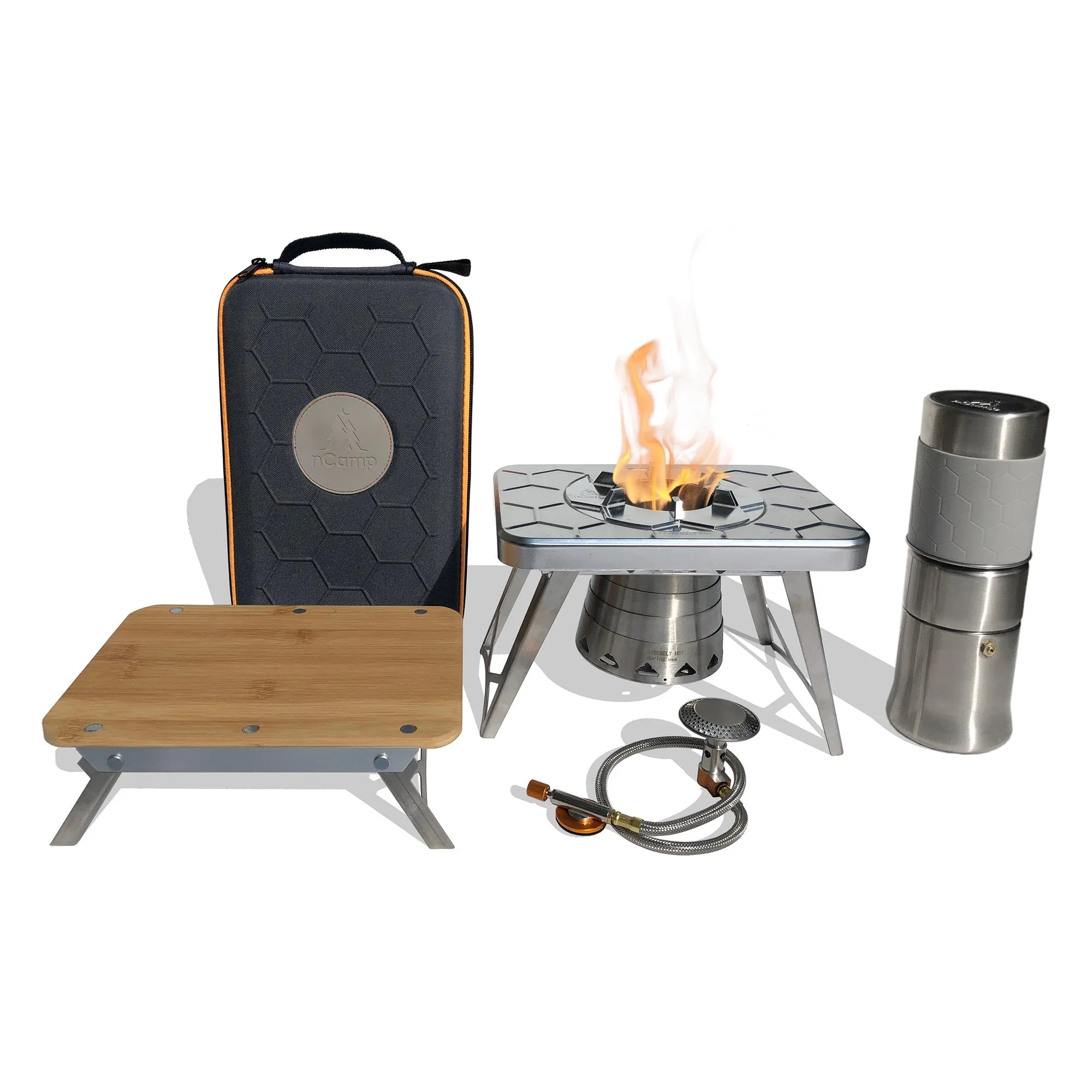 Kitchen to Go 5pc (Stove, Adapter, Prep, Café & Case)