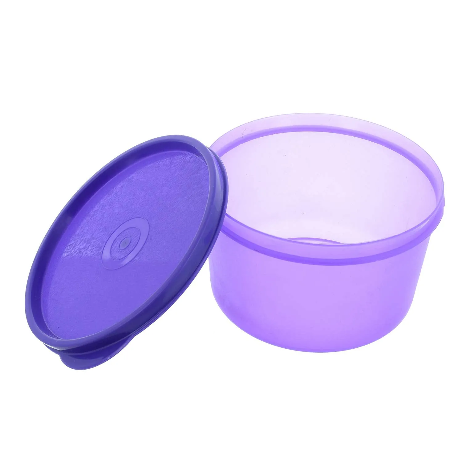 Kuber Industries Plastic 12 Pieces Kitchen Storage Spice Containers, Fridge Container, Food Utility Box, Food Storage Containers Jars 400 Ml (Purple) - CTLTC43871