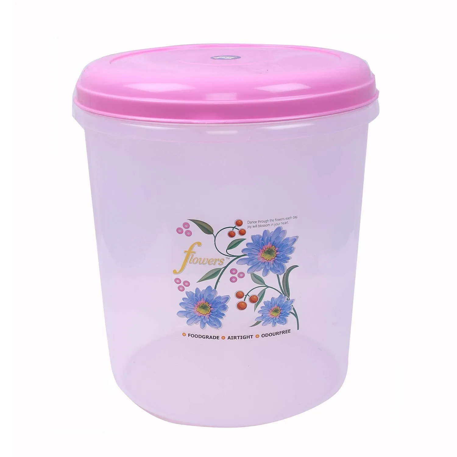 Kuber Industries Plastic 3 Pieces Multipurpose Storage Container Box 11000 ML (Pink) -CTLTC12594