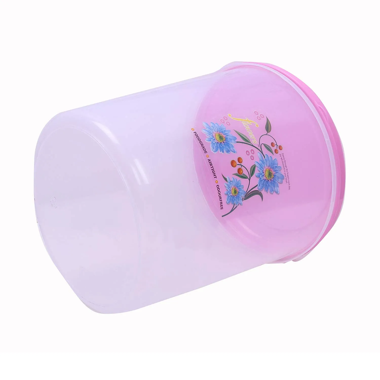 Kuber Industries Plastic 3 Pieces Multipurpose Storage Container Box 11000 ML (Pink) -CTLTC12594