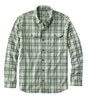 Men's No Fly Zone Long-Sleeve Shirt, Plaid