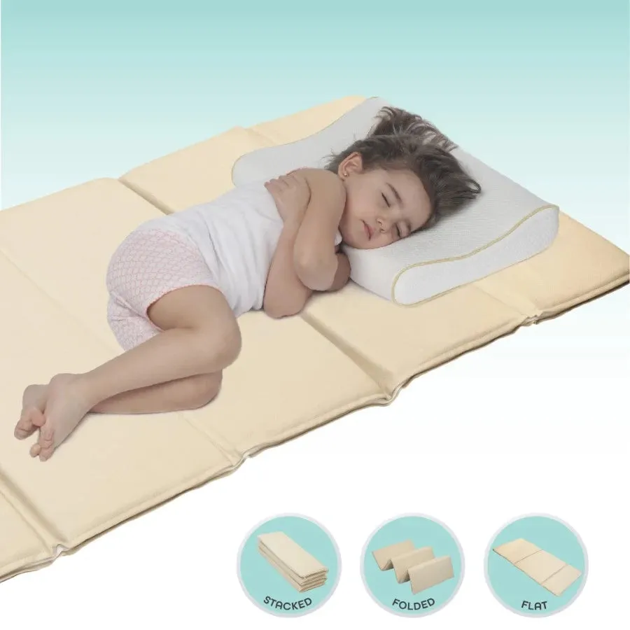 Moon 5 Fold Daycare Mattress - 126 x 65 x 3 cm