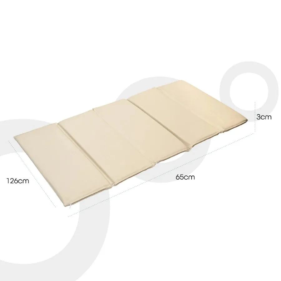 Moon 5 Fold Daycare Mattress - 126 x 65 x 3 cm