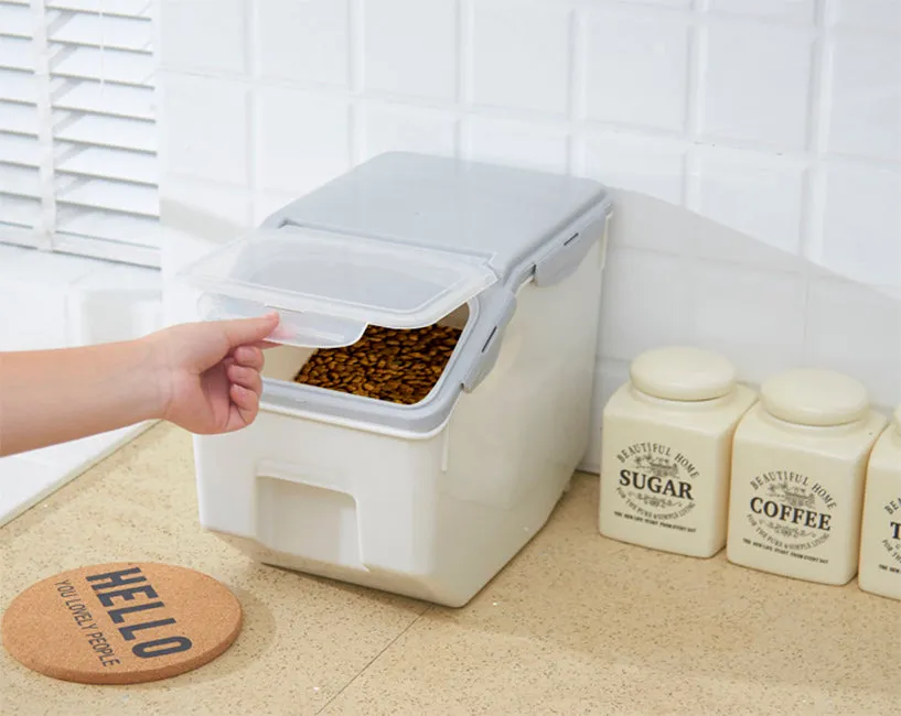 Pet Food Sealed Storage Tank Box-M