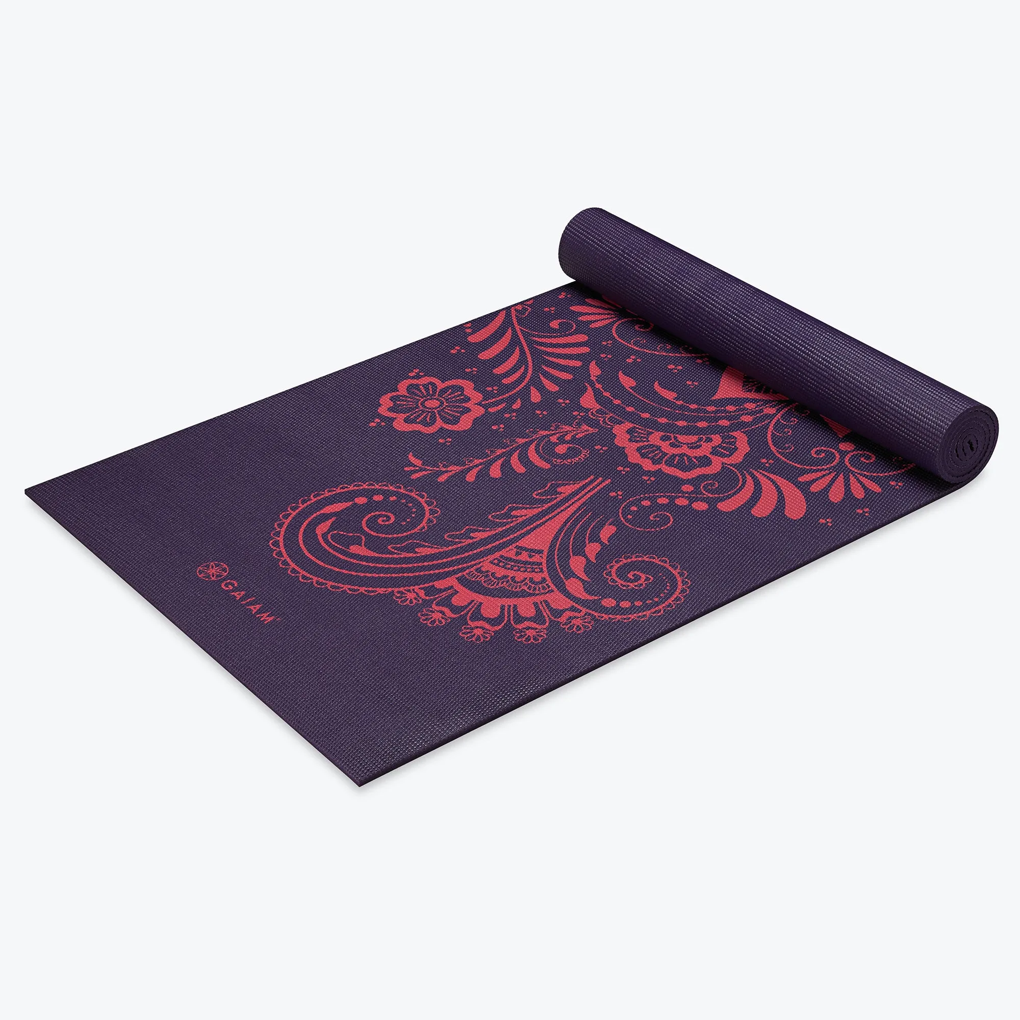 Premium Aubergine Swirl Yoga Mat (6mm)