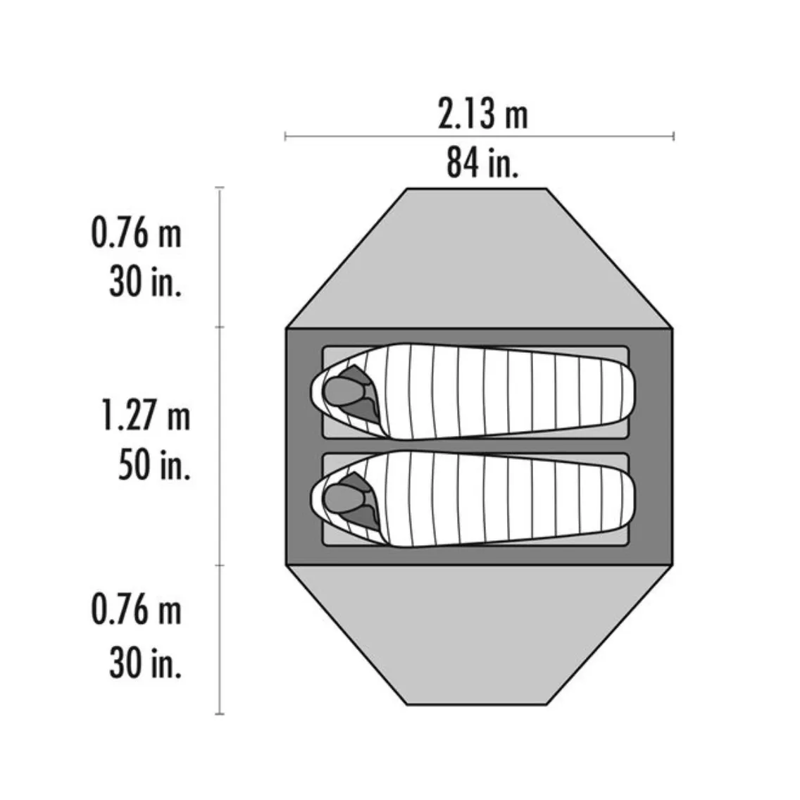 RENTAL MSR Elixir 2 Backpacking Tent