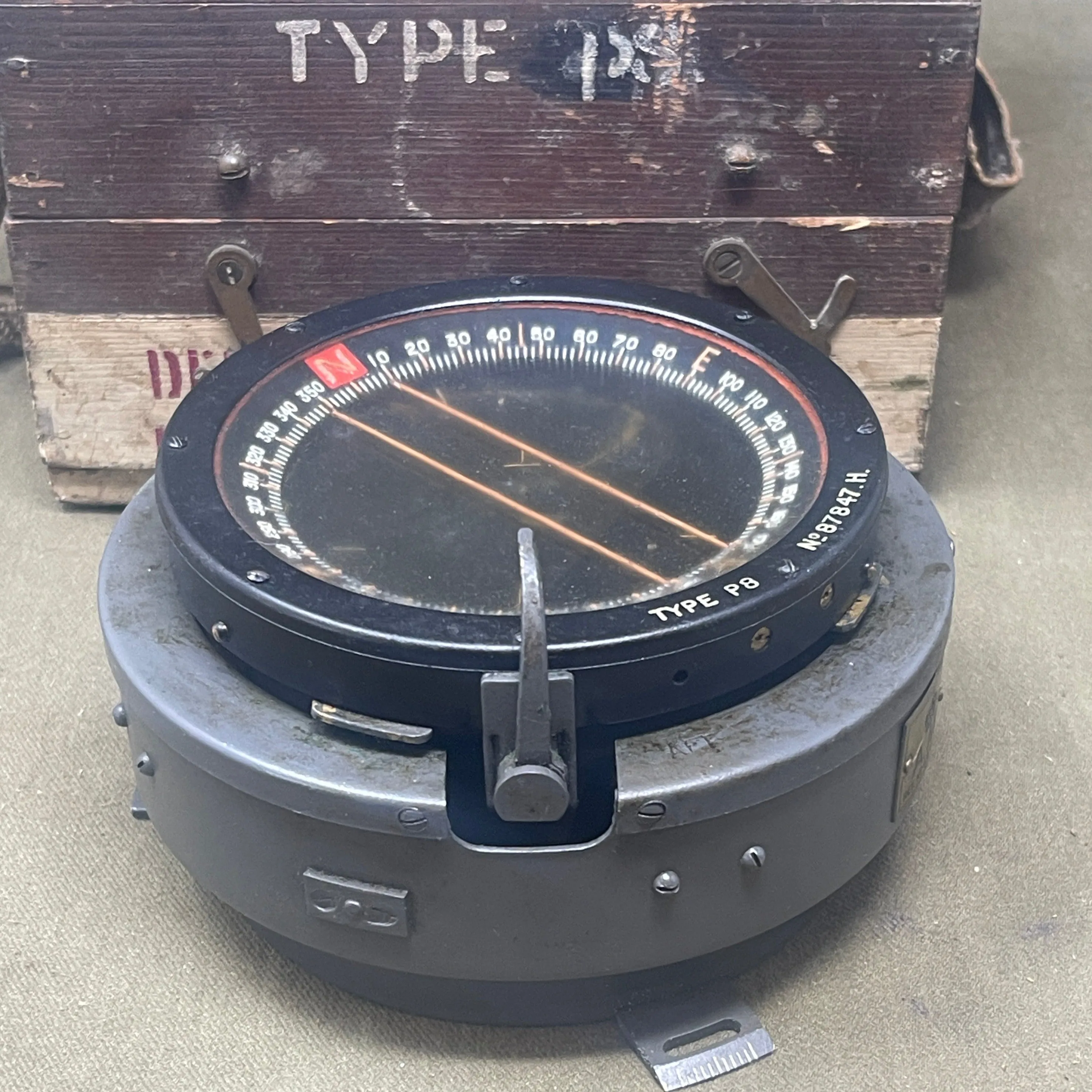 Royal Air Force RAF Compass, Navigational, Type P8 RAF Ref 6A/0726