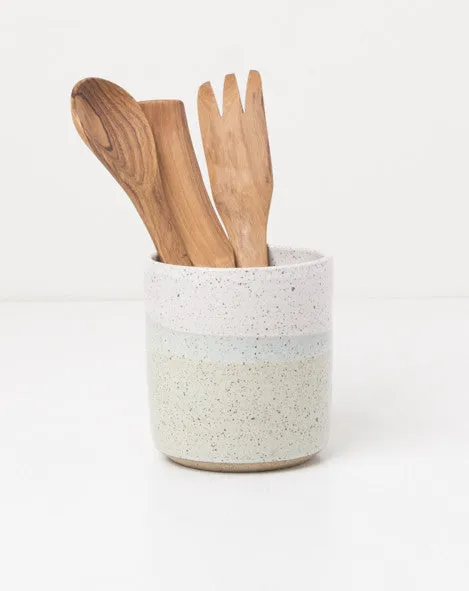 Speckled Utensil Holder