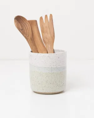 Speckled Utensil Holder