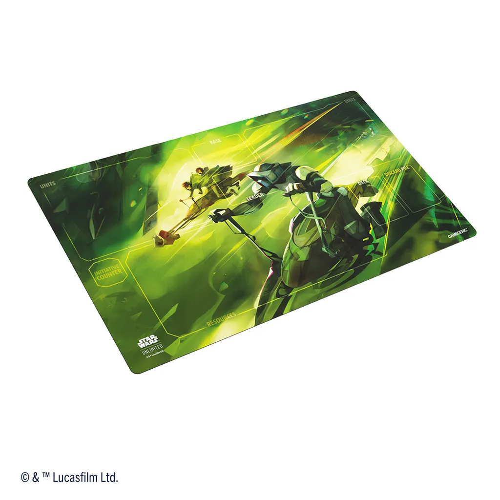 Star Wars Unlimited Game Mat Speeder Bike Chase