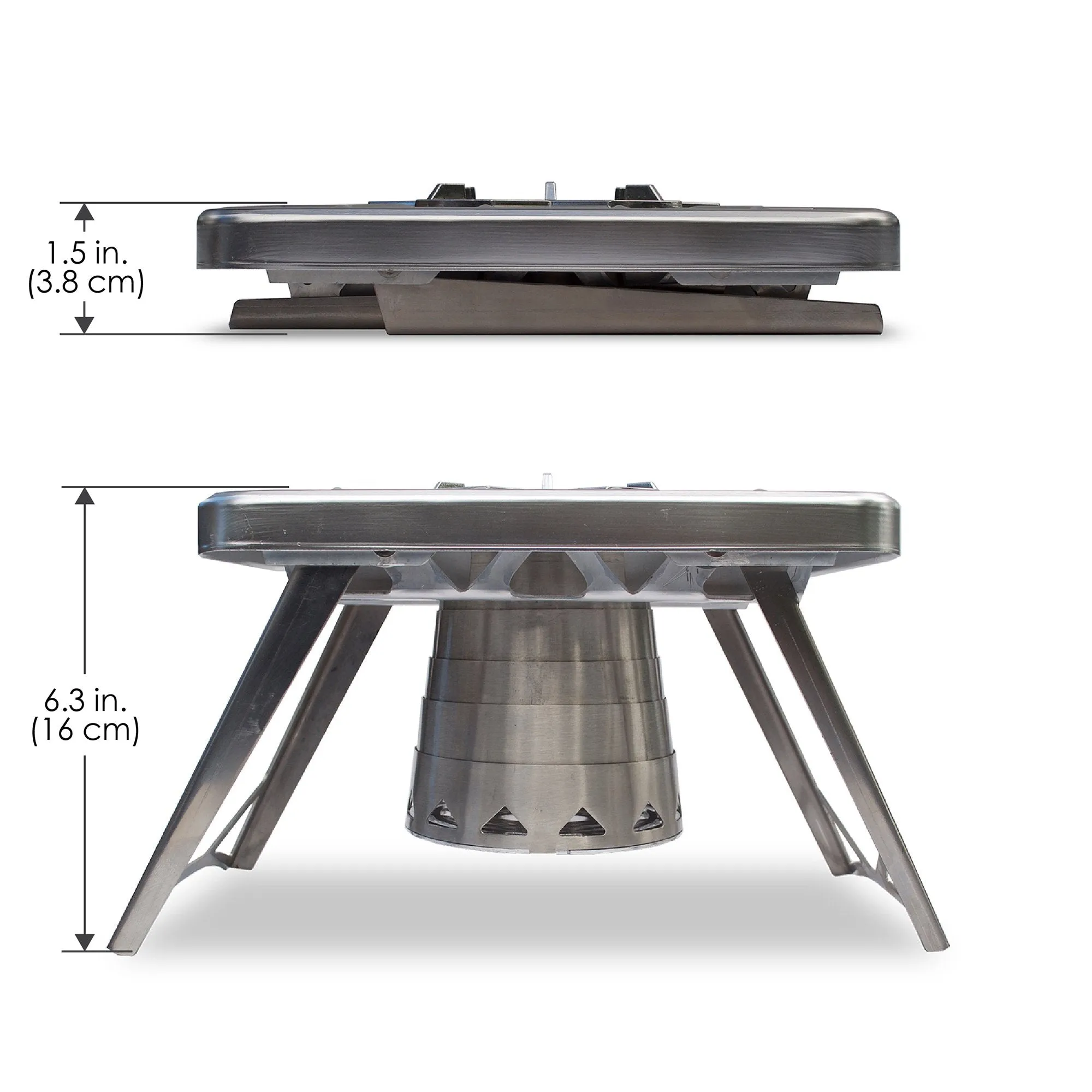 Stove - Multi-Fuel (Wood and Gas) with Drawstring Bag