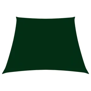 Sunshade Sail Oxford Fabric Trapezium 3/5x4 m Dark Green