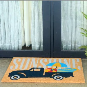 Sunshine PVC Backed Multicolour Long Coir Doormat