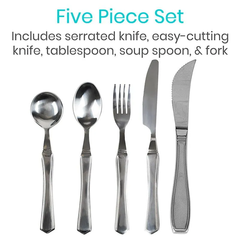 Weighted Utensil Set